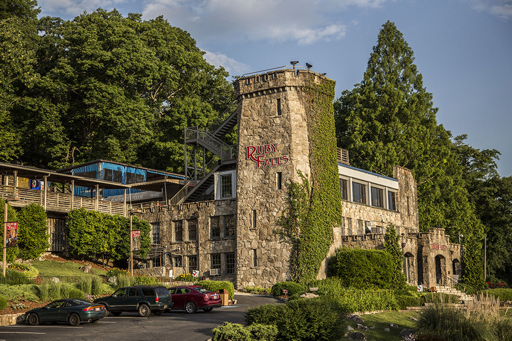 castle at Ruby Falls