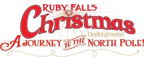 Ruby Falls Christmas Underground Logo
